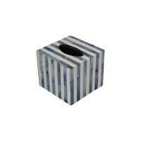 Bone inlay navy tissue box