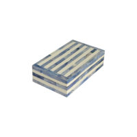 Bone Inlay Stripe Box Navy