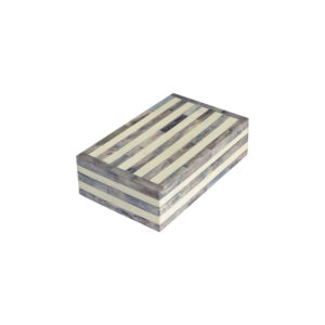 Bone Inlay Stripe Grey Box