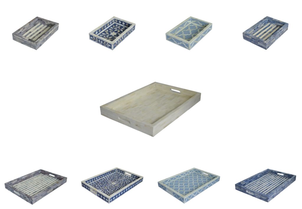 Meet my new homewares range of bone inlay trays
